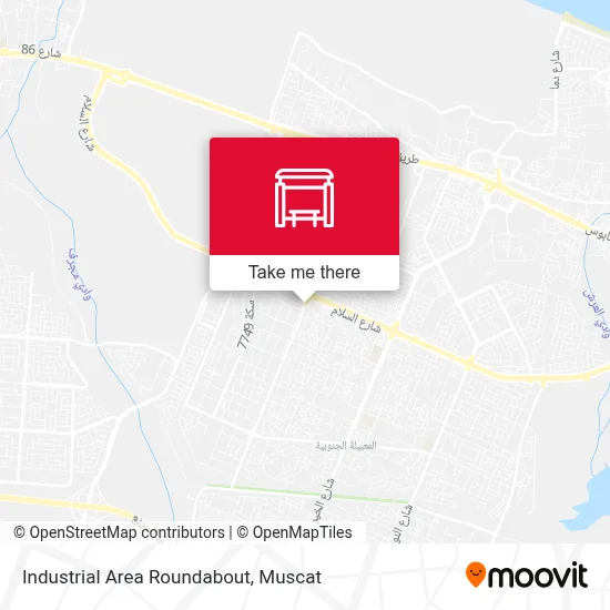 Industrial Area Roundabout map