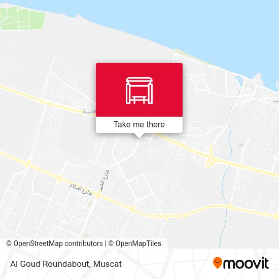Al Goud Roundabout map