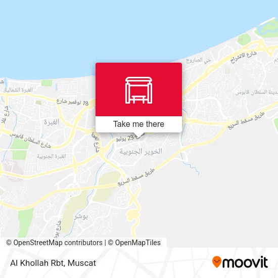 Al Khollah Rbt map