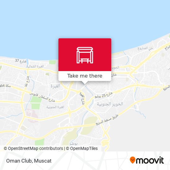 Oman Club map