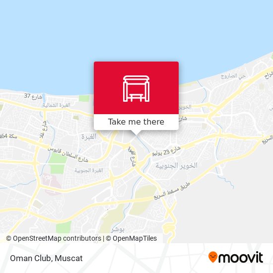 Oman Club map