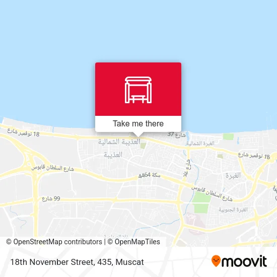 18th November Street, 435 map