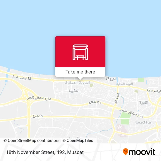 18th November Street, 492 map