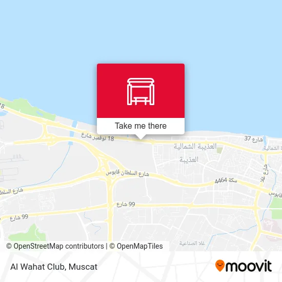 Al Wahat Club map