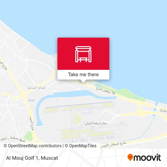 Al Mouj Golf 1 map