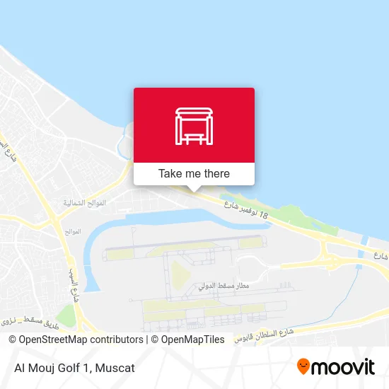 Al Mouj Golf 1 map