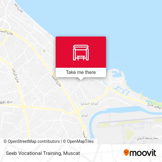Seeb Vocational Training map