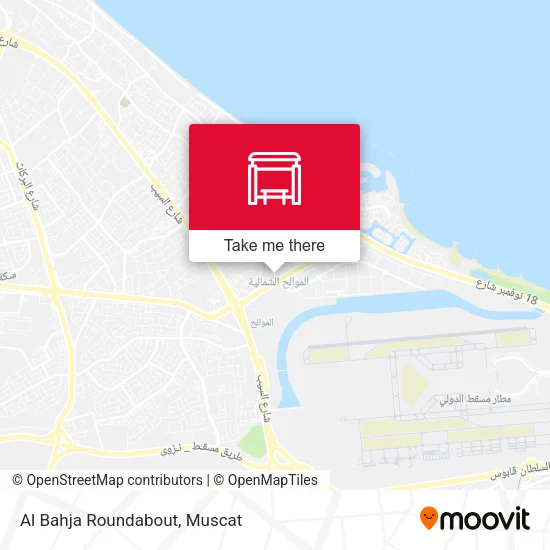 Al Bahja Roundabout map