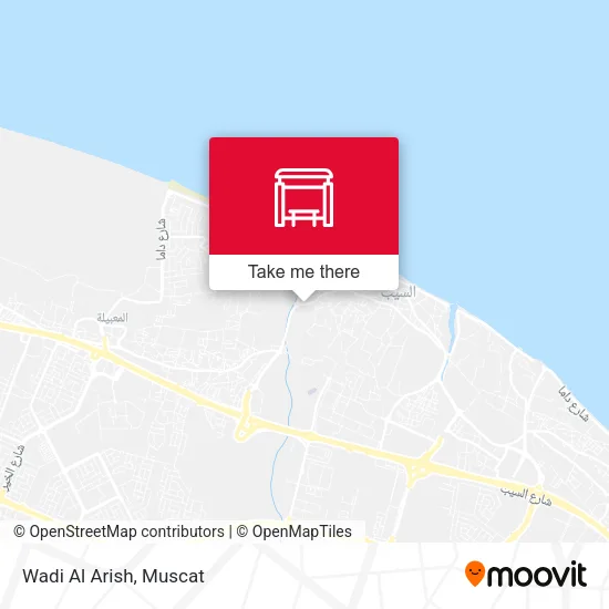Wadi Al Arish map