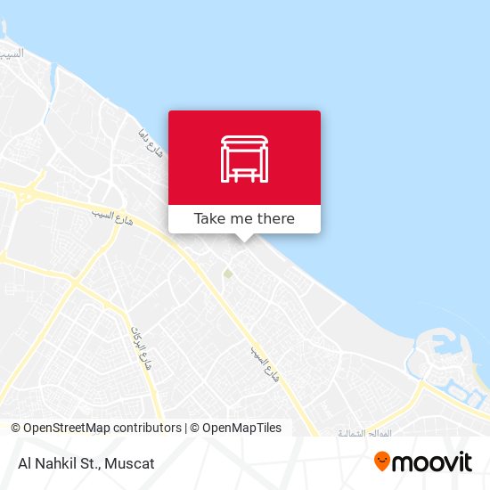 Al Nahkil St. map