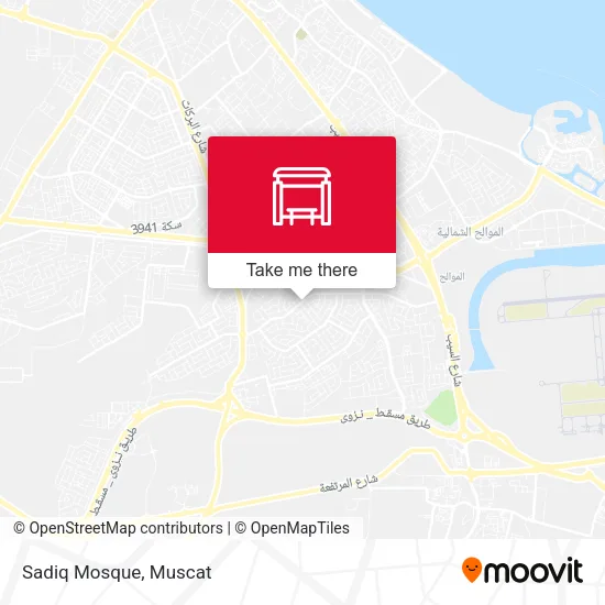 Sadiq Mosque map