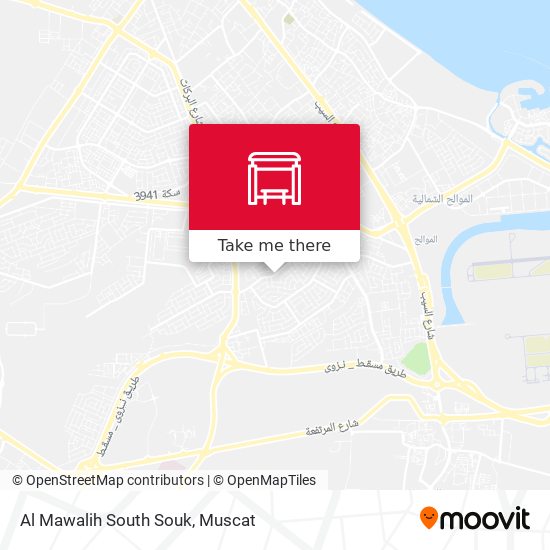 Al Mawalih South Souk map