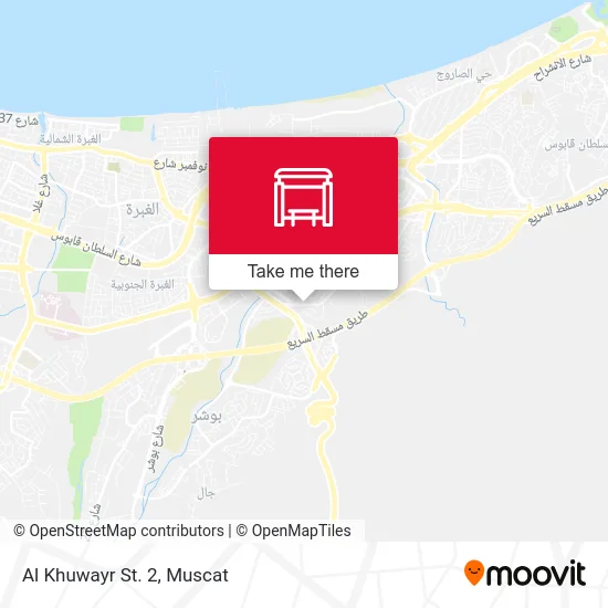 Al Khuwayr Street 2 map