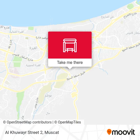 Al Khuwayr Street 2 map