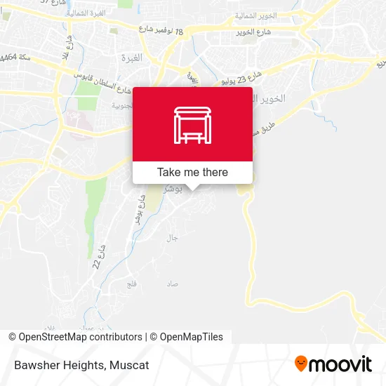 Bawsher Heights map