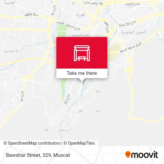 Bawshar Street, 329 map