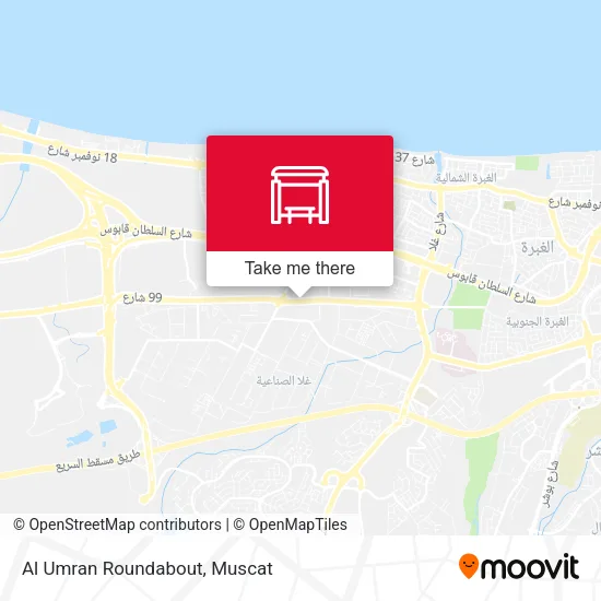 Al Umran Roundabout map