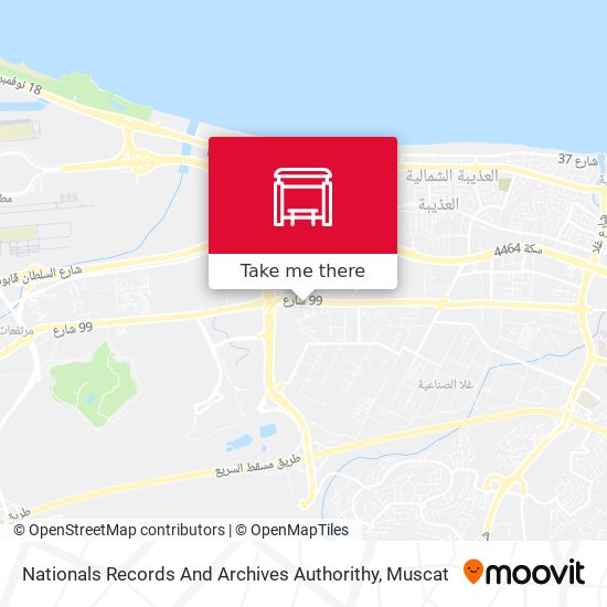 Nationals Records And Archives Authorithy map