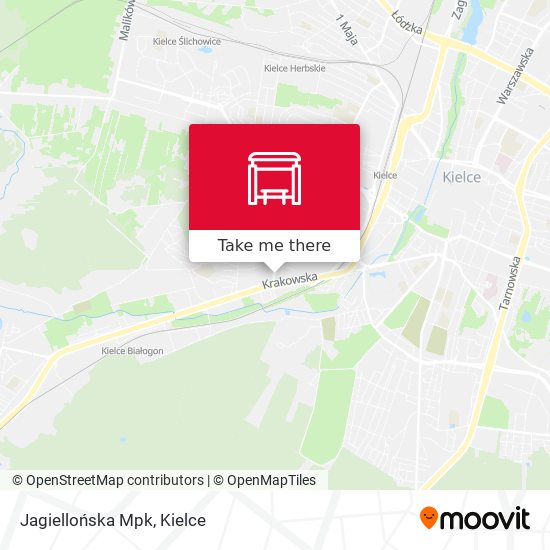Jagiellońska Mpk map