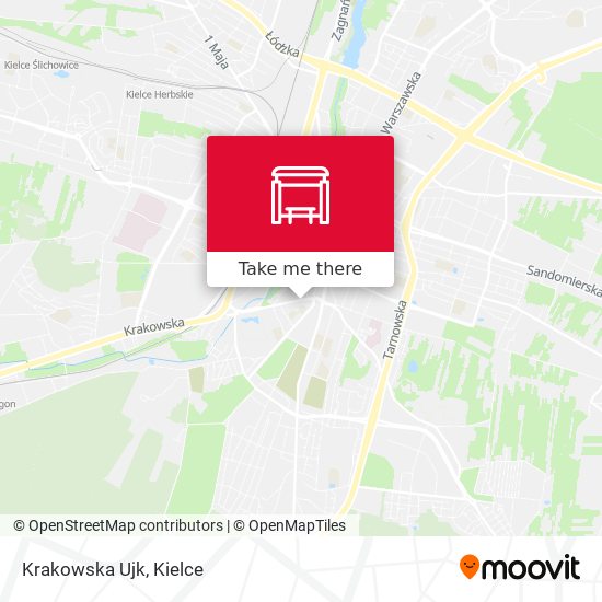 Krakowska Ujk map