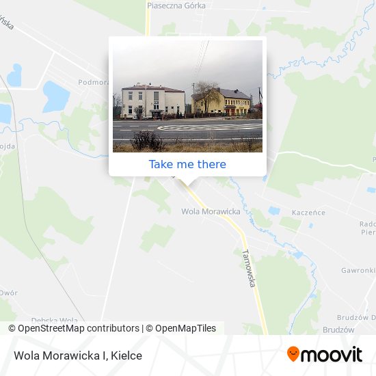 Wola Morawicka I map