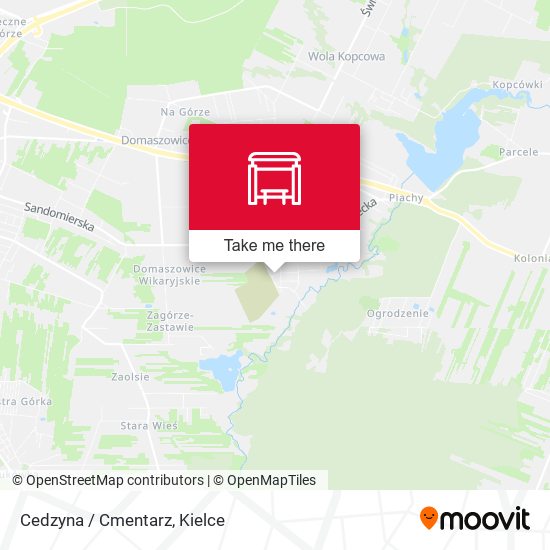 Cedzyna / Cmentarz map