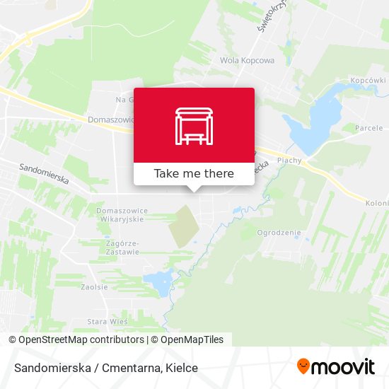Sandomierska / Cmentarna map