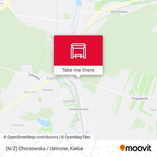 (N/Ż) Chorzowska / Ustronie map