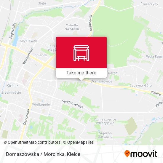 Domaszowska / Morcinka map
