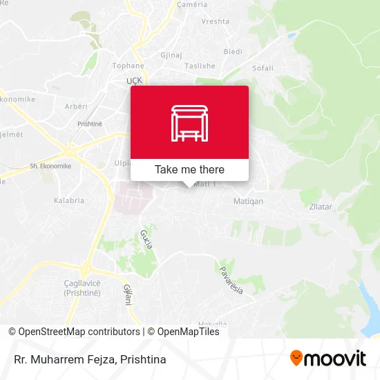 Rr. Muharrem Fejza mapa