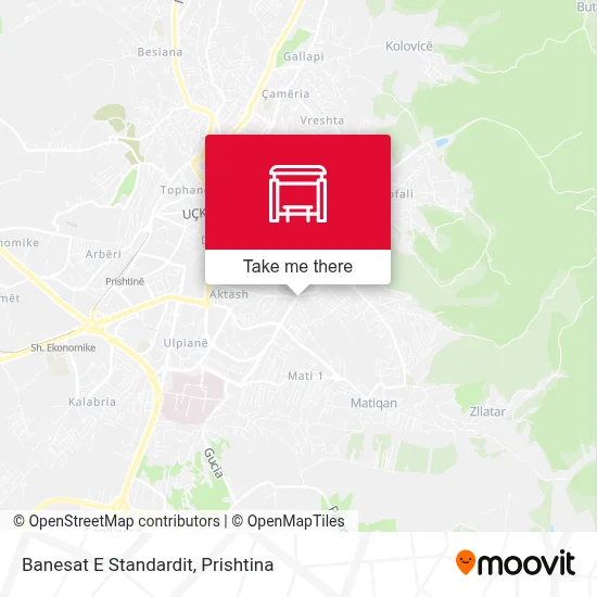 Banesat E Standardit map