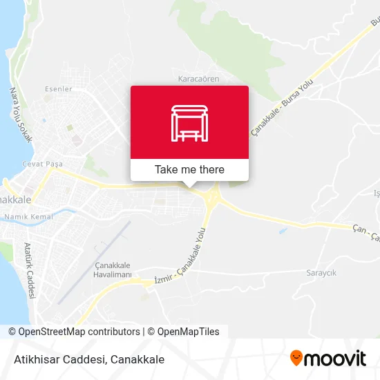 Atikhisar Caddesi map