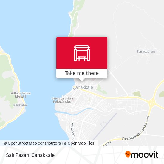 Salı Pazarı map
