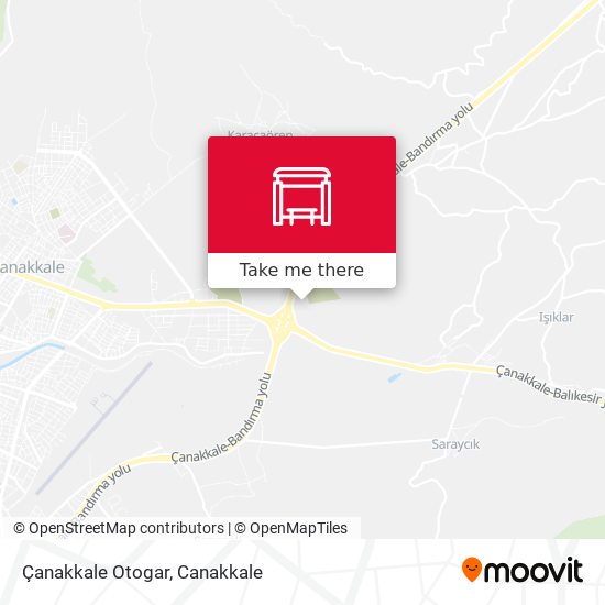 Çanakkale Otogar map