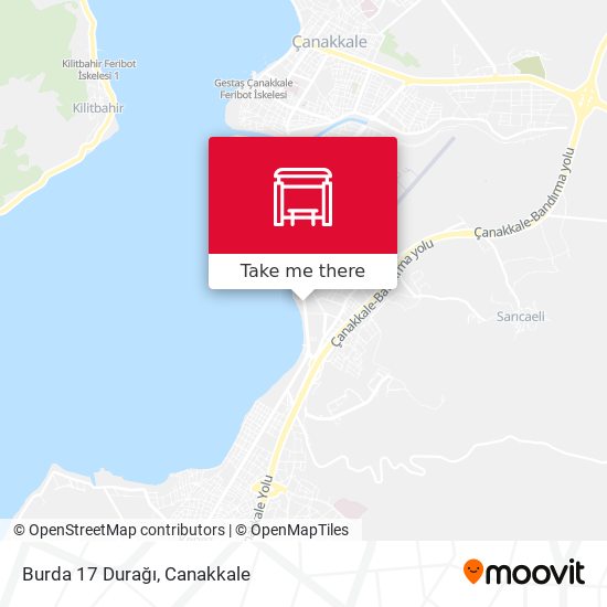 Burda 17 Durağı map