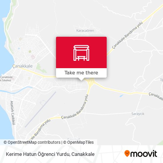 Kerime Hatun Öğrenci Yurdu map