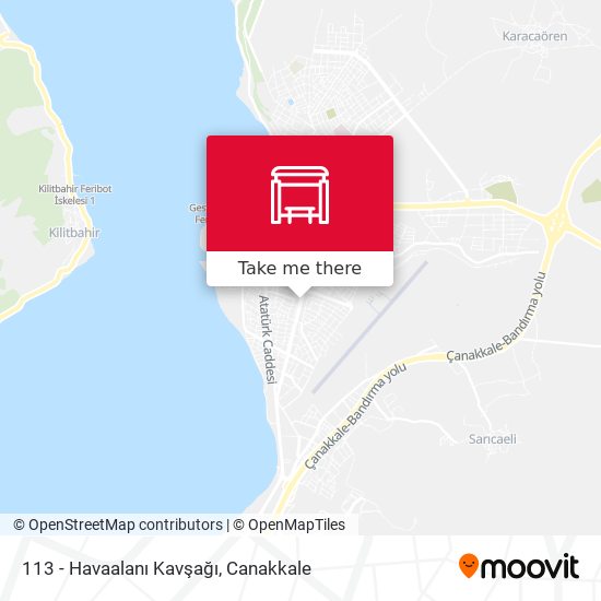 113 - Havaalanı Kavşağı map