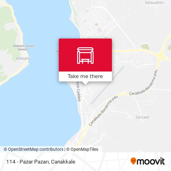 114 - Pazar Pazarı map