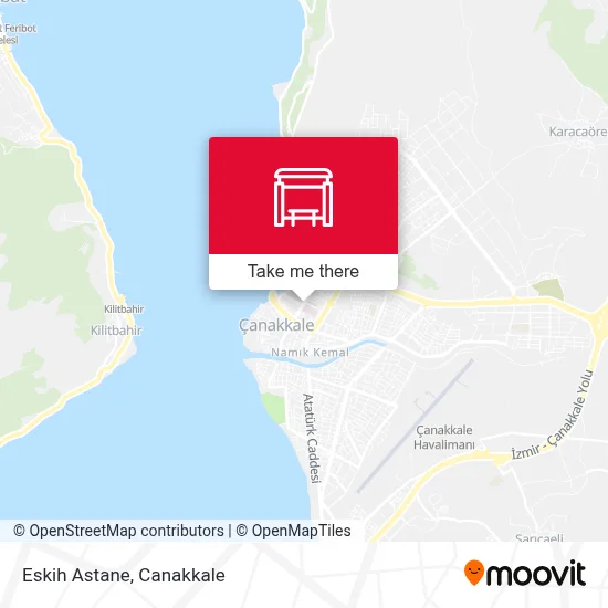 Eskih Astane map