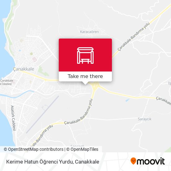 Kerime Hatun Öğrenci Yurdu map