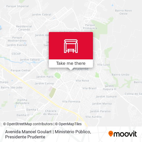 Mapa Avenida Manoel Goulart | Ministério Público