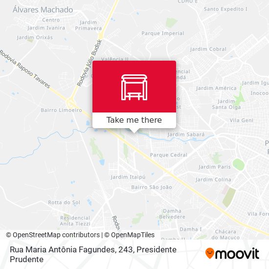 Rua Maria Antônia Fagundes, 243 map