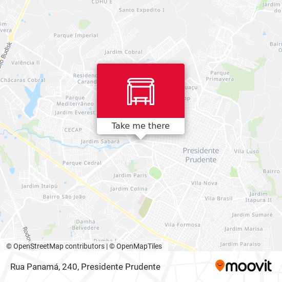 Rua Panamá, 240 map