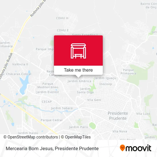 Mercearia Bom Jesus map