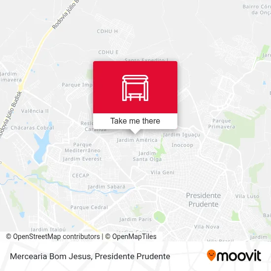 Mercearia Bom Jesus map