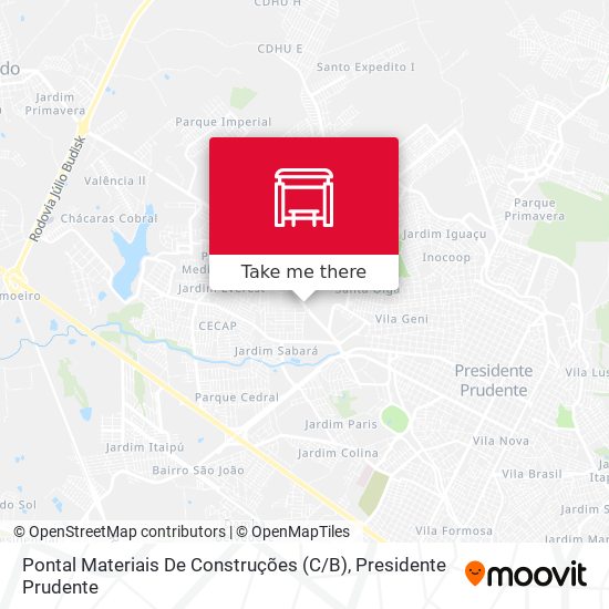 Pontal Materiais De Construções (C / B) map