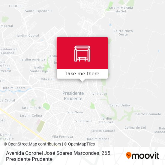 Avenida Coronel José Soares Marcondes, 265 map