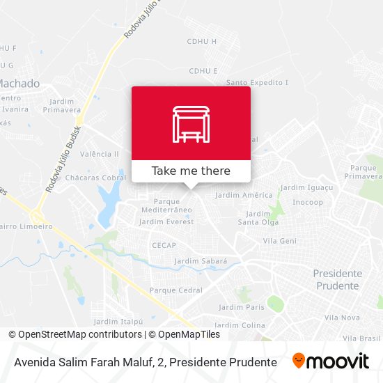 Mapa Avenida Salim Farah Maluf, 2