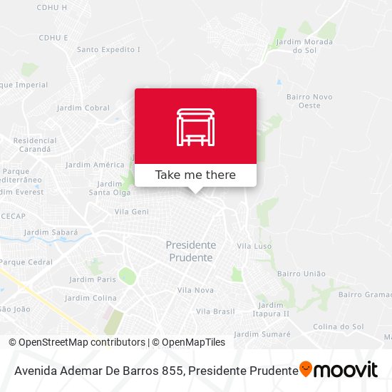 Avenida Ademar De Barros 855 map