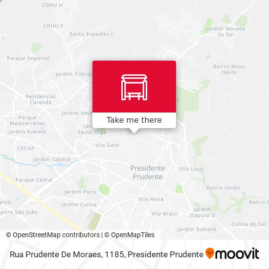 Rua Prudente De Moraes, 1185 map